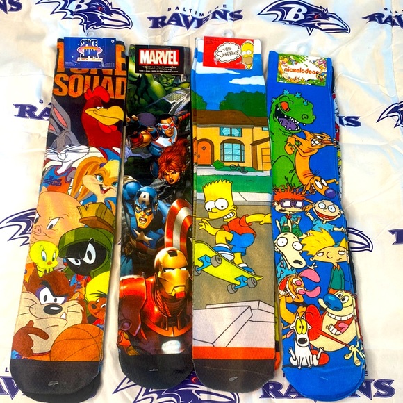 VARIETY Sock 2pk Polyester & Spandex BRAND NEW Sz:6-12. $15each - Picture 1 of 3